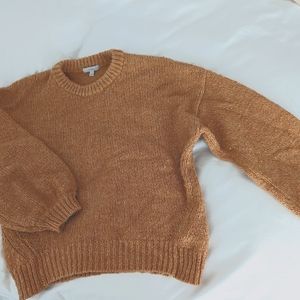 Joie crew neck orange sweater
